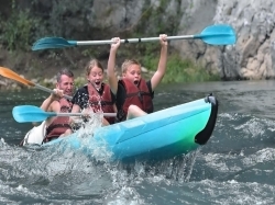 Three-seater kayak